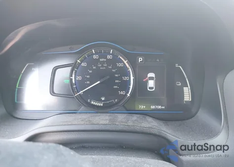 2018 Hyundai Ioniq Hybrid Blue z USA, uszkodzony, nr VIN KMHC65LC5JU091299